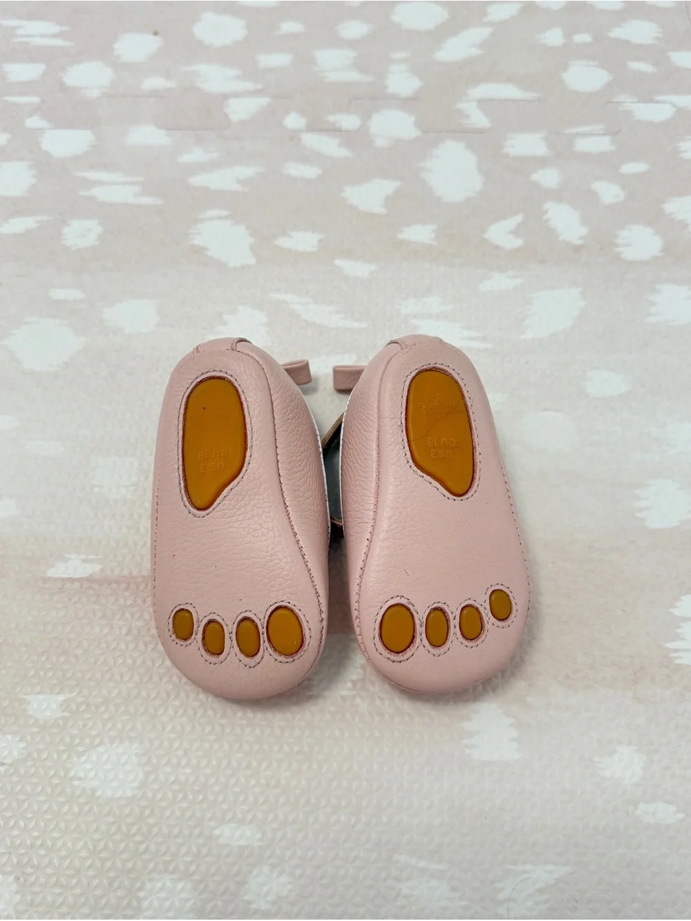 Elephantito Pink Bow Strap Baby Mary Jane Shoes